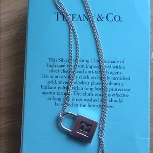 Tiffany & Co. R initial on 24 inch chain