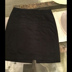 Denim stretch pencil skirt