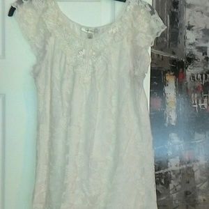 Dress Barn rose lace top