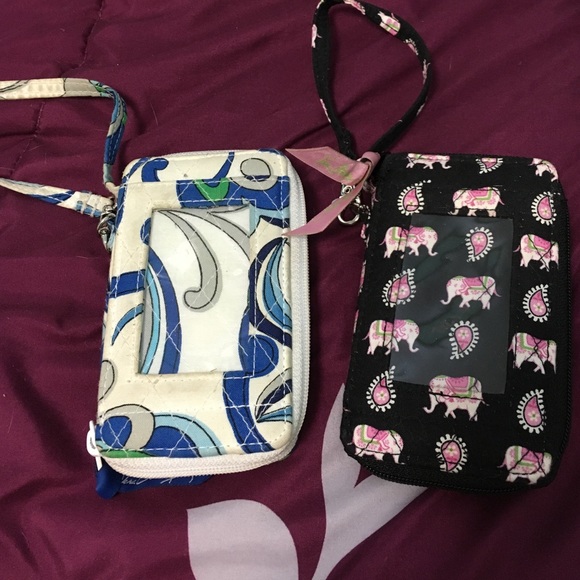 Vera Bradley all in one wristlets lot of 2