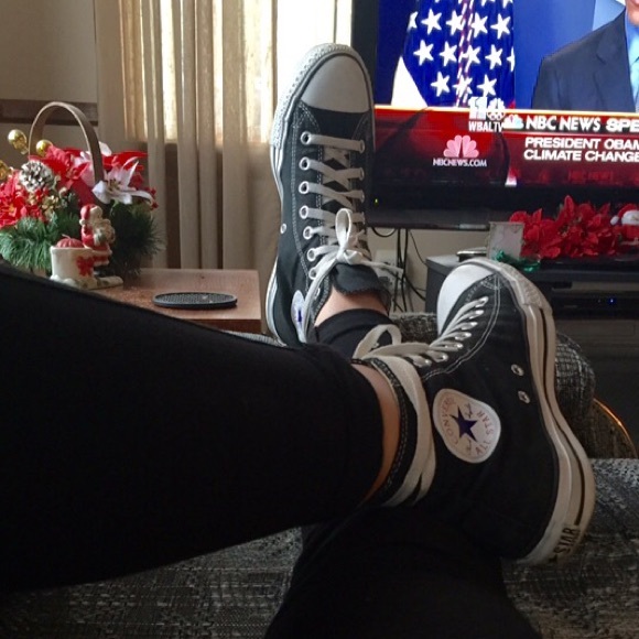 Black Hightop Converse