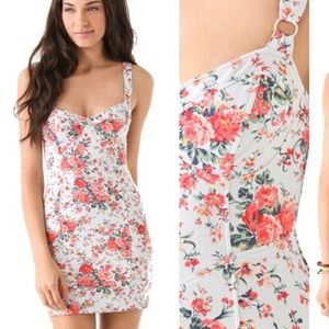 free people floral bodycon dress