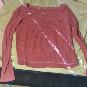 Red long sleeve