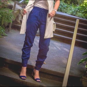 Banana Republic Pants - Banana Republic Cobalt Blue Jogger Pants Banana Republic Pants - Banana Republic Cobalt Blue Jogger Pants