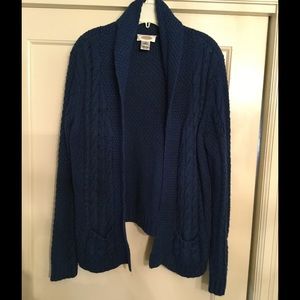 Blue cardigan