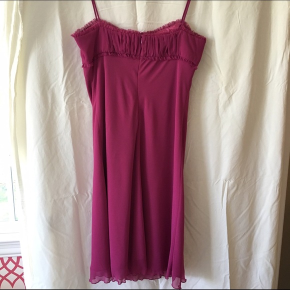 Magenta Spaghetti Strap Dress - Picture 2 of 2