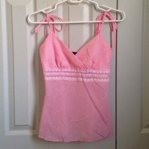 Girly pink tank top