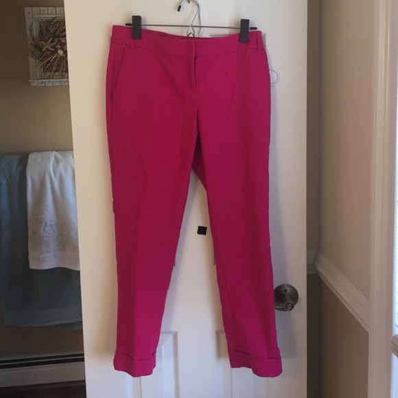 Hot pink express capris