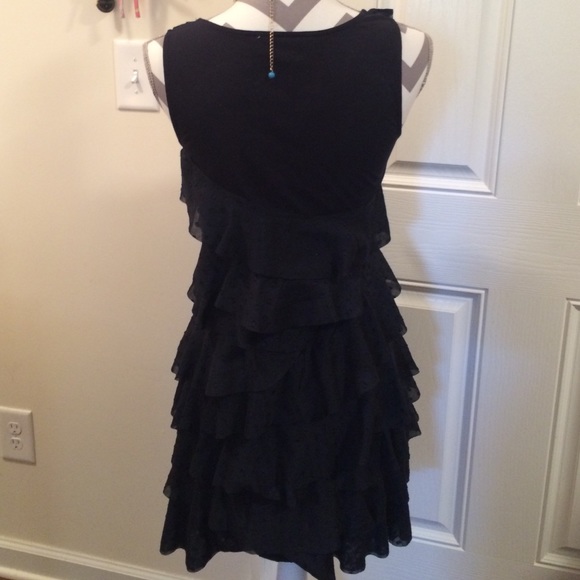 Ann Taylor Loft navy blue dress - Picture 3 of 4