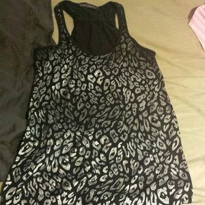 Animal print tank top