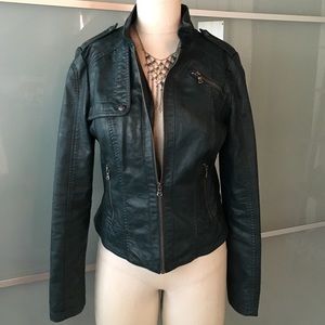 Guess vegan leather jacket