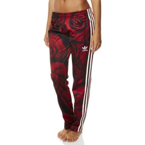 14 off Adidas Pants Red rose Adidas track pants from Joy's closet on