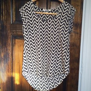 Herringbone Sleeveless Top Daniel Rainn