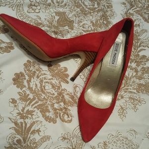 Red Steve Madden heels