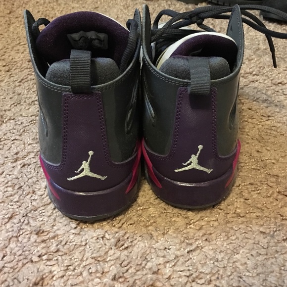 Purple, Grey and Pink Jordan's - Picture 3 of 4