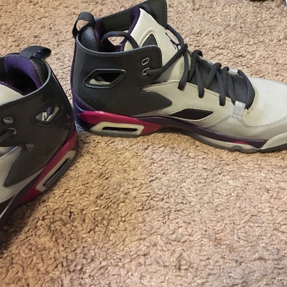 Purple, Grey and Pink Jordan's - Picture 4 of 4