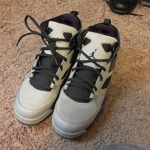 Purple, Grey and Pink Jordan's