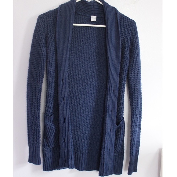 Blue Knit Cardigan - Picture 2 of 2