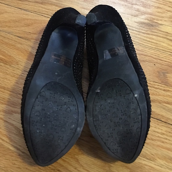 Black suede heels - Picture 3 of 4