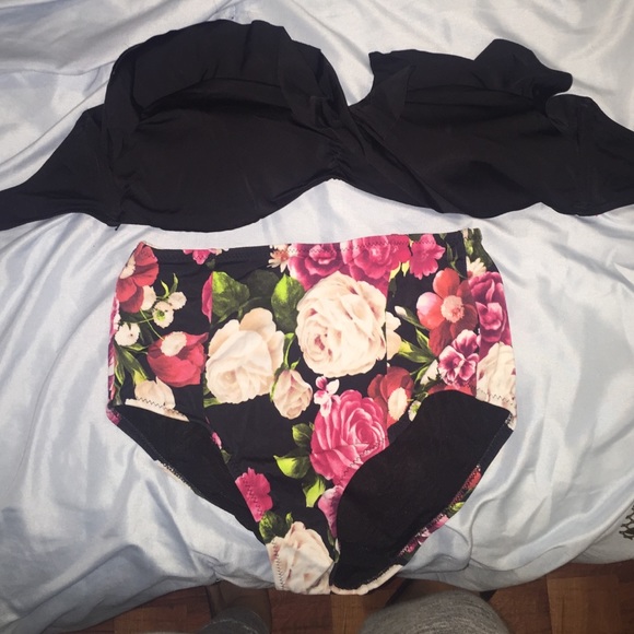 2 piece high waisted bikini