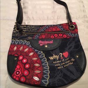 Small canvas cross body purse