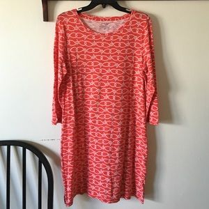 Vineyard Vines Ling Sleeve T-Shirt Dress