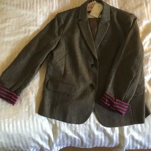 Brand new brown grayish blazer