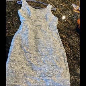 Sparkly above the knee dress