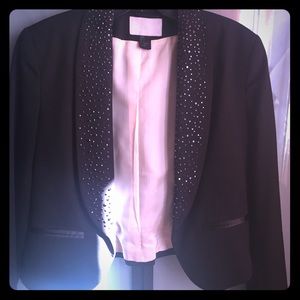Tuxedo studded suit