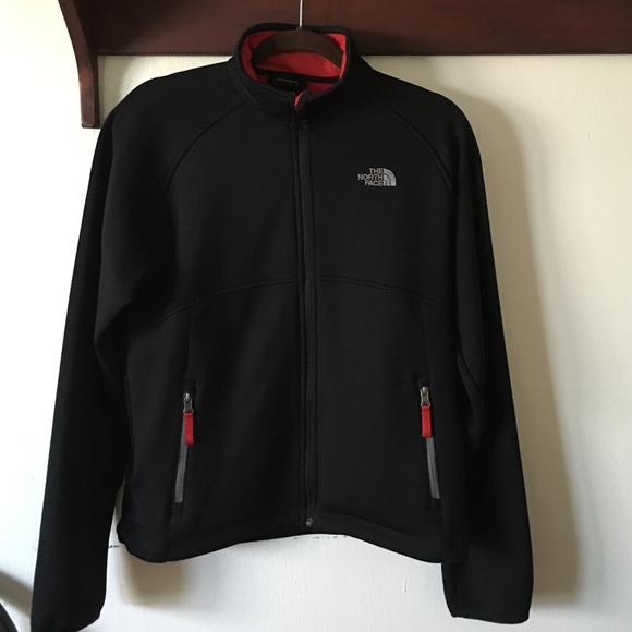 Black North Face Zip Up.  Men's Small