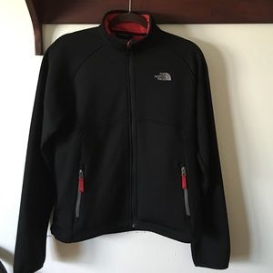 Black North Face Zip Up.  Men's Small