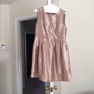 Gold sleeveless dress! Perfect Holiday dress