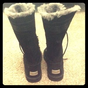 Black Ugg boots size 7