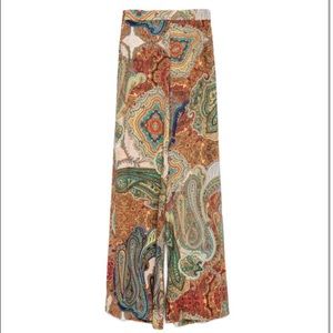 Zara Wide Leg Paisley Pants