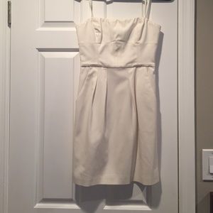 Off-White BCBG strapless dress
