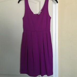 Fancy plum purple mini dress