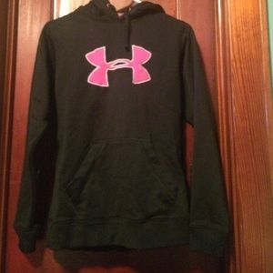 Pink and black underarm ore hoodie