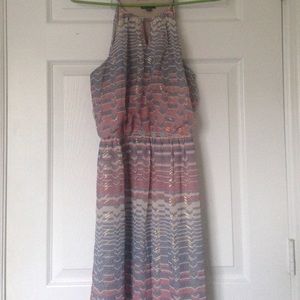 Halter neck maxi dress
