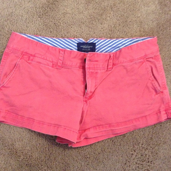 Coral American eagle shorts