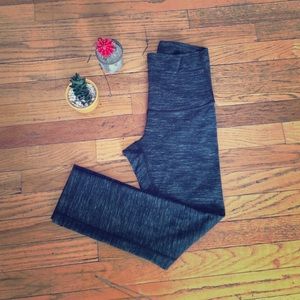 lululemon high waisted wunder under crop