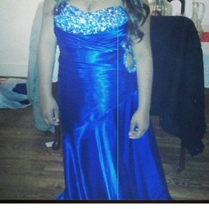 Navy Blue Prom Dress