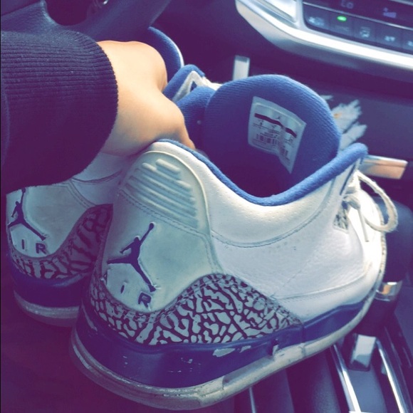 Jordan 3 true blue Jordan 7 Cardinal package - Picture 4 of 4