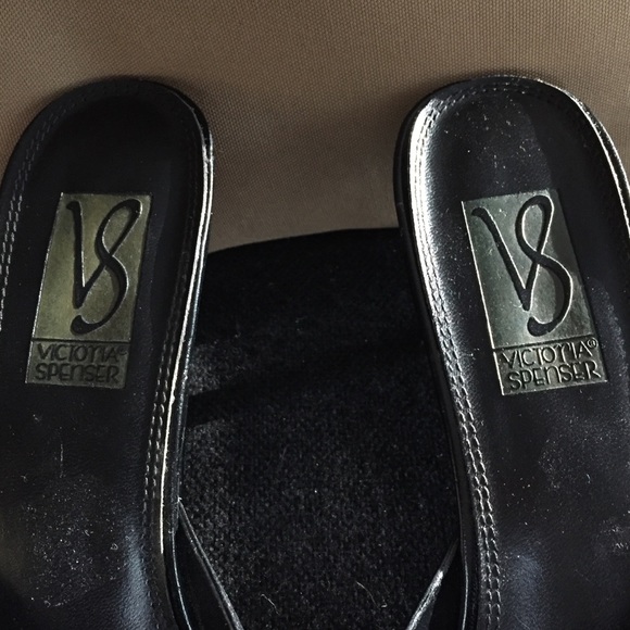 Black Slide On Heels - image 3