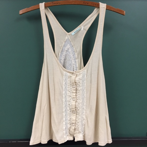 Lacey Embroidered Cropped Tank Top