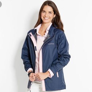 Vineyard Vines Navy Raincoat
