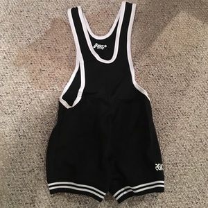 Black child's wrestling singlet