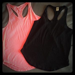 PINK Racerback tanks