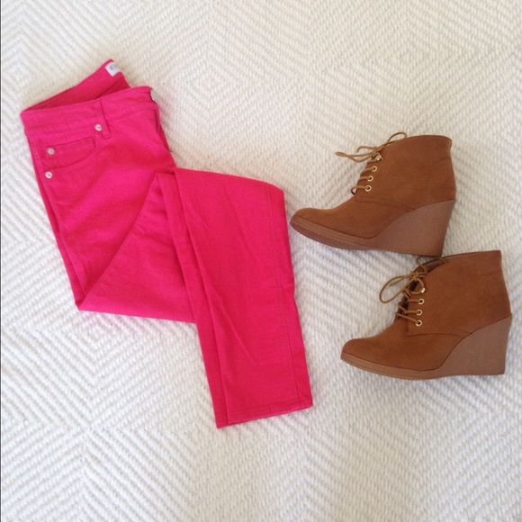 Pink skinny pants
