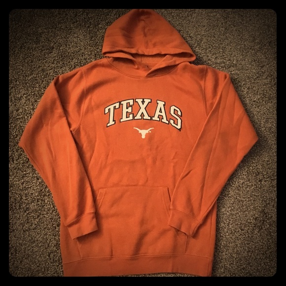 Texas Longhorns Geniune Stuff Orange Hoodie Jacket Boys Youth Size 10 12 NWT