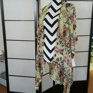 Sheer multi colored jacket